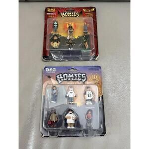 Homies Figure Lot of 2 Sets DGA Collectibles 1 Sealed 1 Opened